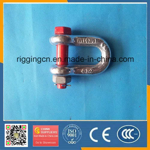 Galvanized EU Type Bow Screw Shackle