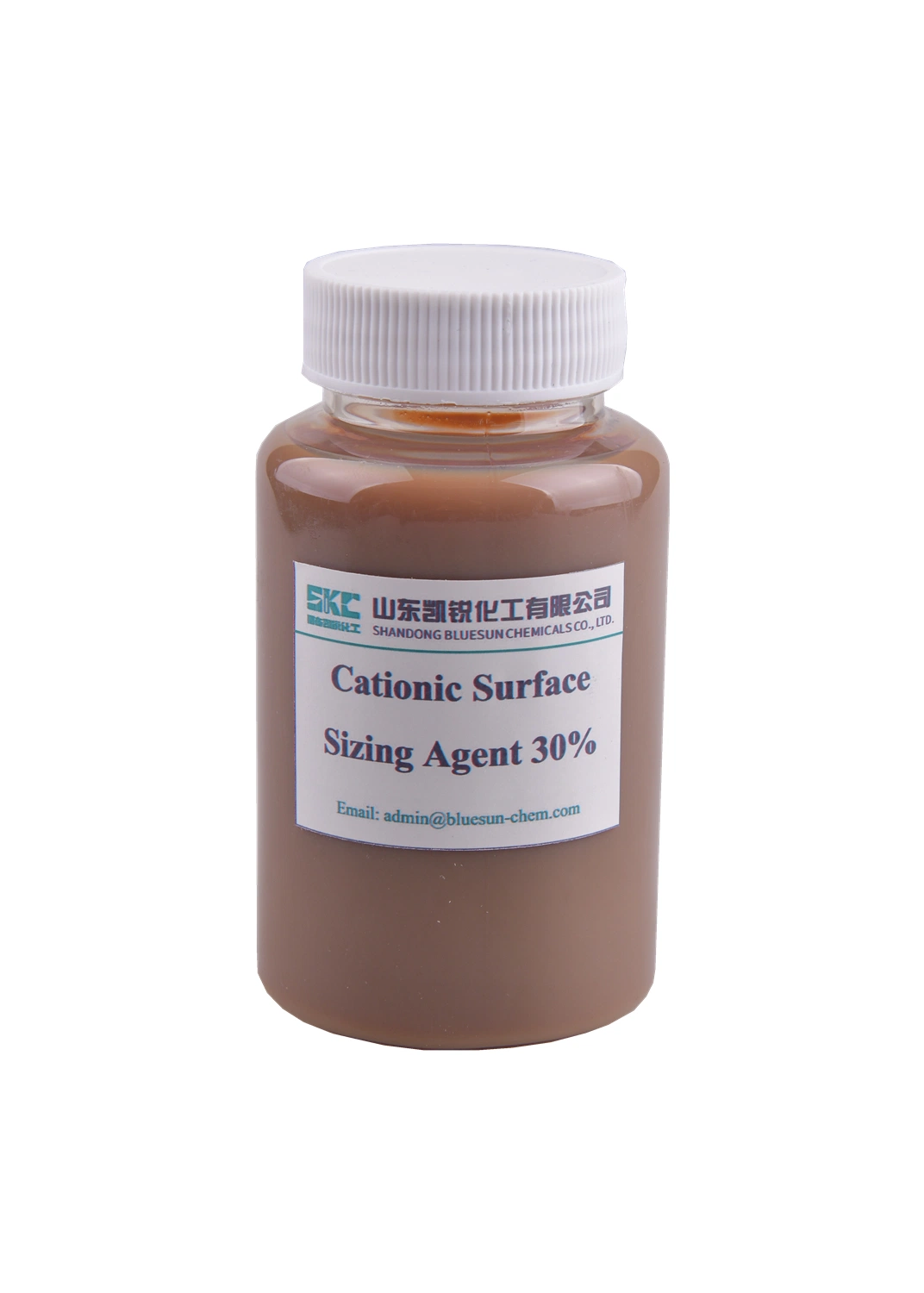 Engomagem de superfície catiónicos como agente de copolímero de estireno acrílico 30%