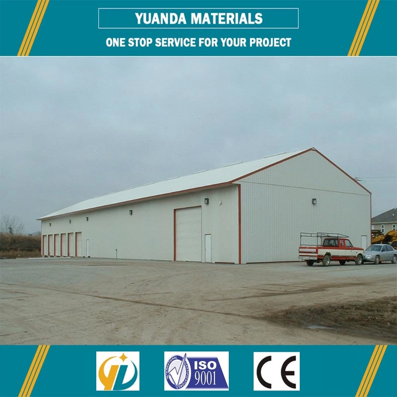 Steel Structure Warehouse Shed Workshop Alc Wall Panel Steel Frame