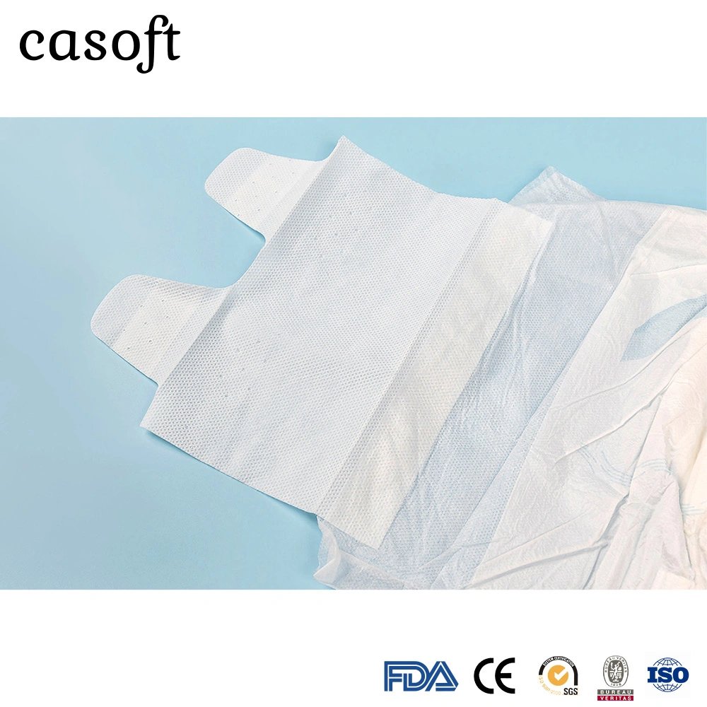 Comfortable Disposable Casoft Adult Men Wearing Adult Diapers Large Size Using Products USA