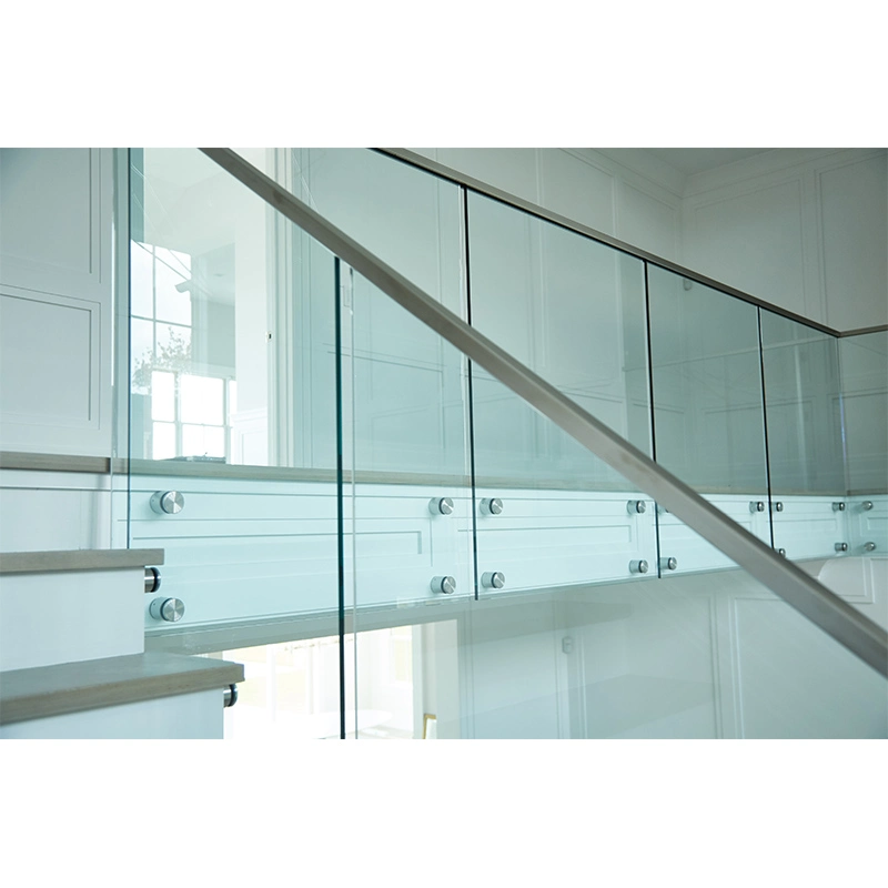 Prima Luxus Dekorieren Matt Schwarz Treppenhaus Post Balustrade Glasgeländer Design