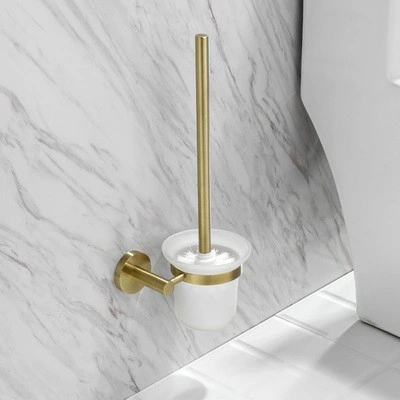 Customize Bathroom Fitting Stainless Steel Wall Mounted Toilet Brush Holder OEM Manufacturer Bathroom Accessories
