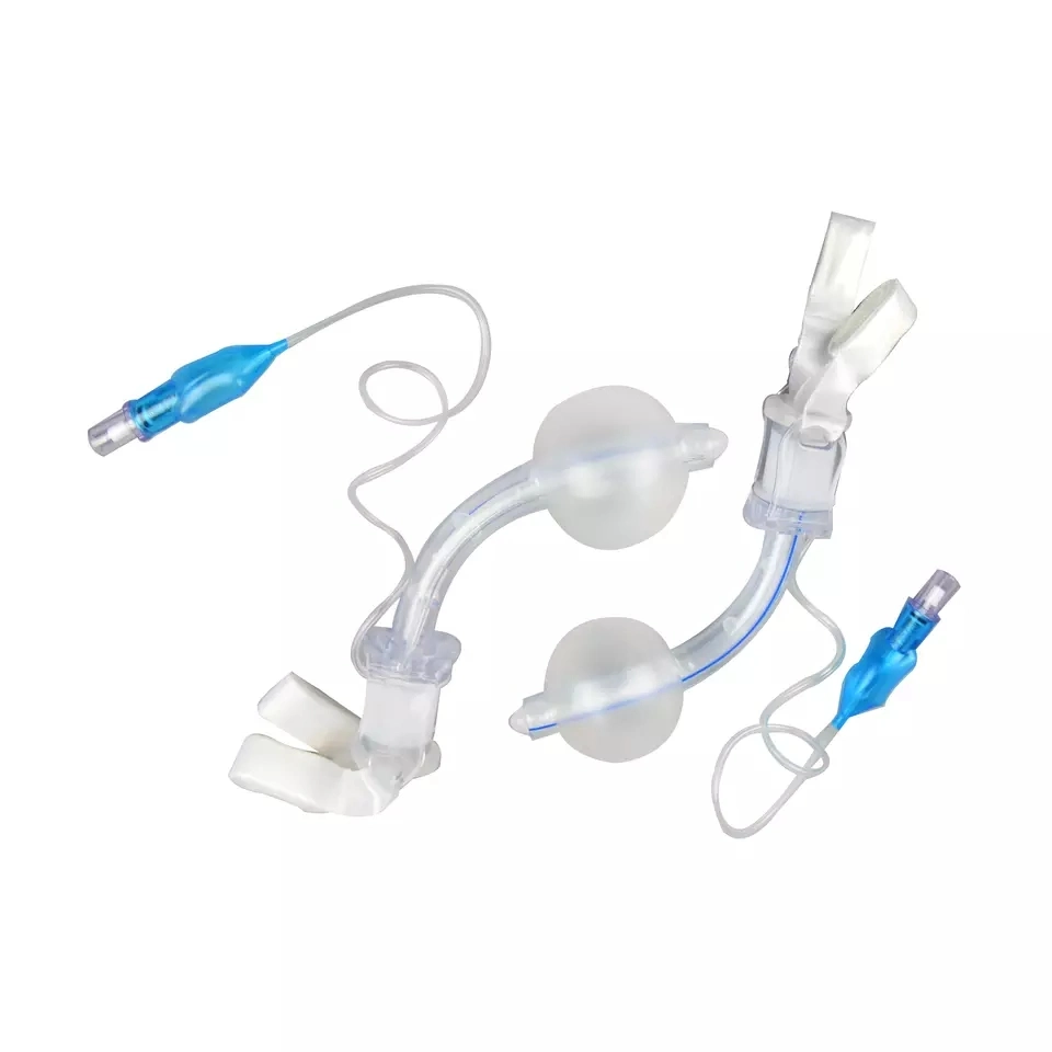 PVC Tracheostomy Tubes with High Volume Low Pressure Cuff