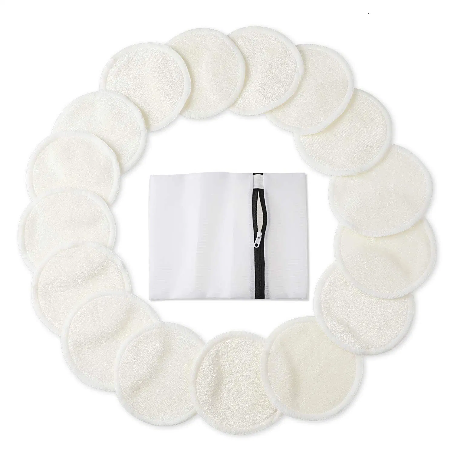 Reusable Make up Remover Pads Washable Bamboo Cotton Cloth