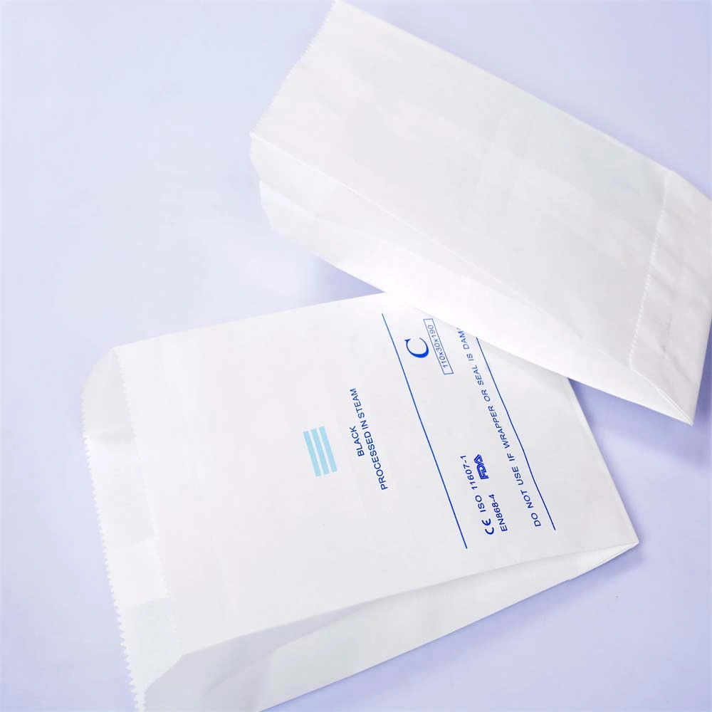 PE/Bolsa de papel para faixa de curativos embalagem esterilizada