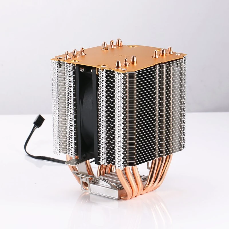 6 Heat Pipe Double Tower Air Heatsink PC Fan 3pin 4pin for Intel LGA 1700 1151 1155 1200 1366 AMD Processor I3 I5 I7 CPU Cooler