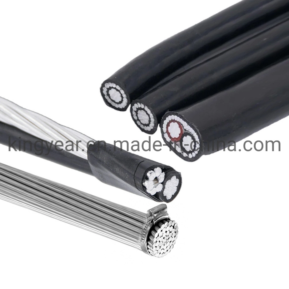 XLPE Insulated PVC Jacked Overhead ABC (Aerial Bundle Cable) Cable for Electricity Transmission