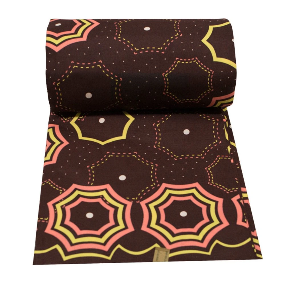 Custom Printed African Java Designs Ankara Fabric for Women Cloth