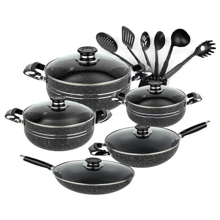 Aluminium Induction Kitchen Tools Cookware Setwholesale Cookware Sets Utensils Kitchen Set