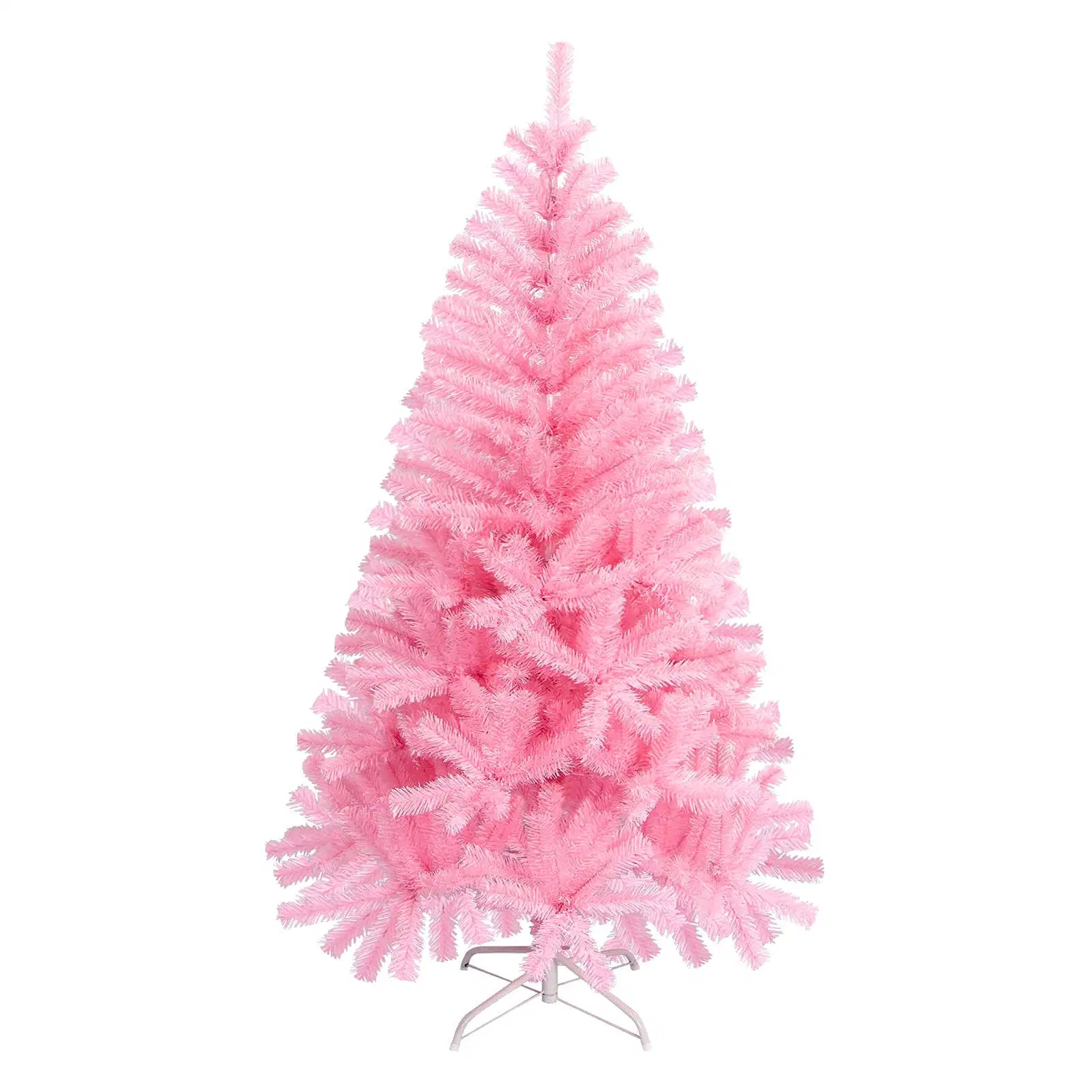 Plástico miniatura branco verde artificial decorações de Natal Tree