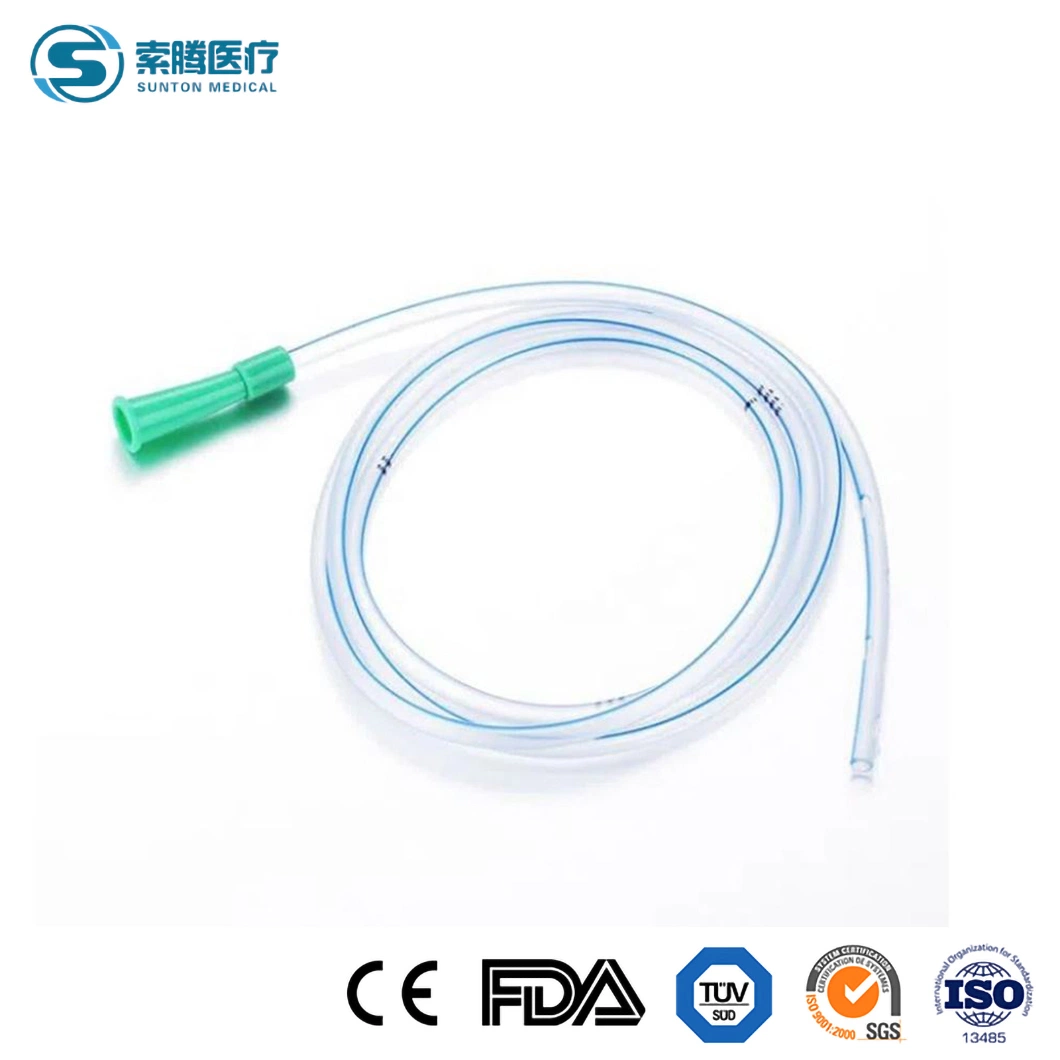 Sunton Medical Stomach Tube China 8fr/10fr/12fr/14fr/16fr/18fr Medical Grade PVC Stomach Feeding Tube Factory Wholesale/Supplier Custom FDA Silicone Stomach Tubes