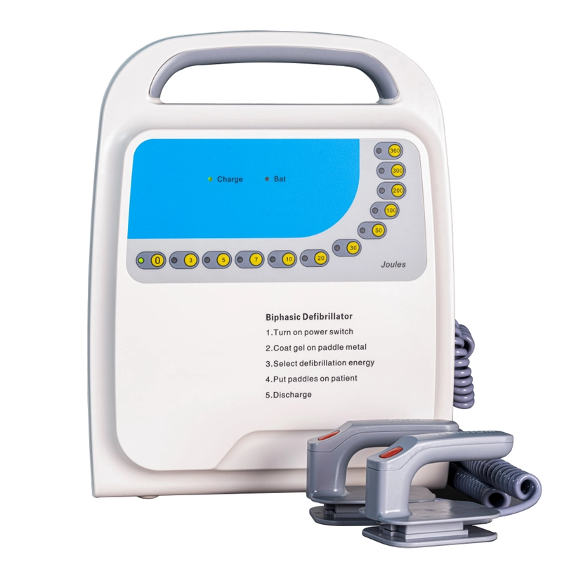 Portable Automated External Defibrillation ECG Monitor and Cardiac Defibrillator