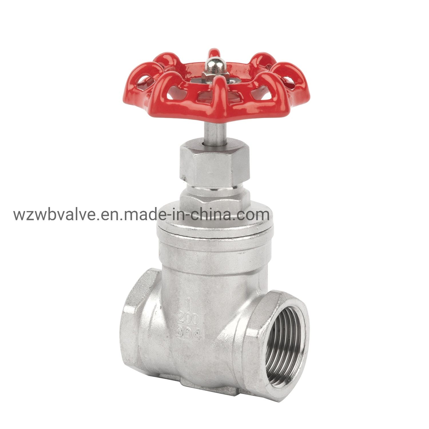 Factory Directly Supply Stainless Steel Threaded End Rising Stem Gate Valve China Producer/Suppliers Stainless Steel 200wog Non-Rising Stem Threaded Globe Valve