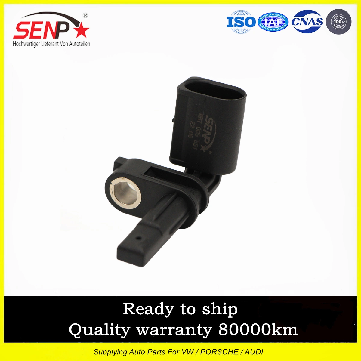 Senp Car Parts ABS Sensor Wholesale/Supplier Auto Spare Parts Wht005651 ABS Sensor ABS Wheel Speed Sensor High-Quality Audi A1 VW Santana Polo Jetta Bora