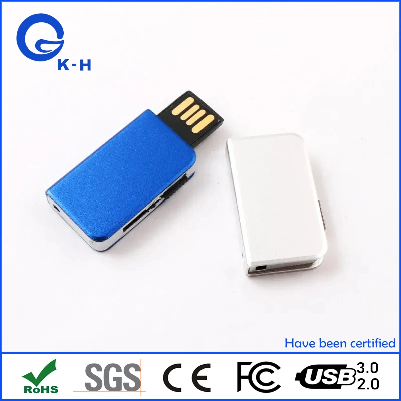 Hot Sales Mini Metal Book Shape USB Flash Storage 4GB