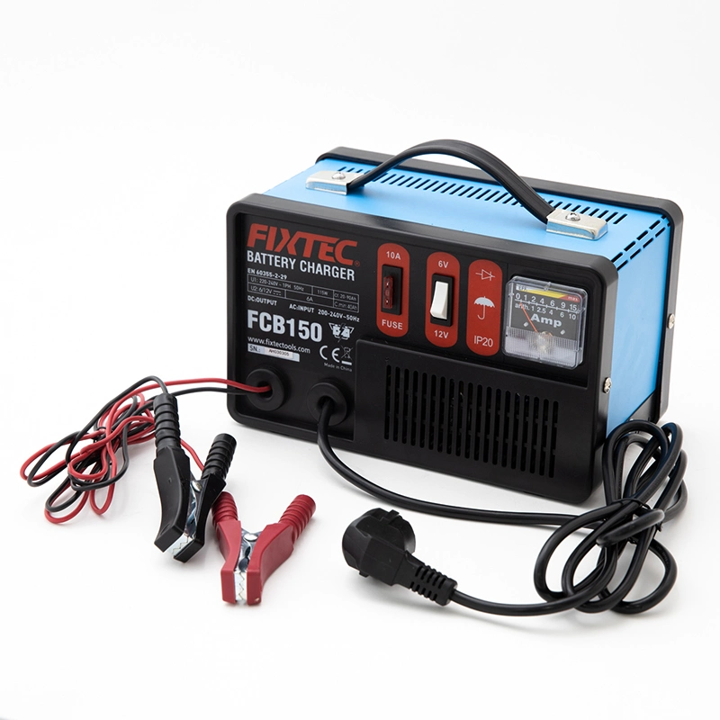 Fixtec 6/12 Volt 75/115W 6A Portable Power Battery Charger