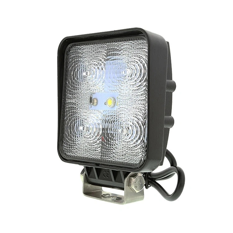 Barra de LED 4 cuadrados luz LED de trabajo para la Moto off-road Alta Baja 4X4 Quadrado Redondo inundación Spot Coche Faro LED 5pcs 3W LED Barra de LED LED de luz de faro.