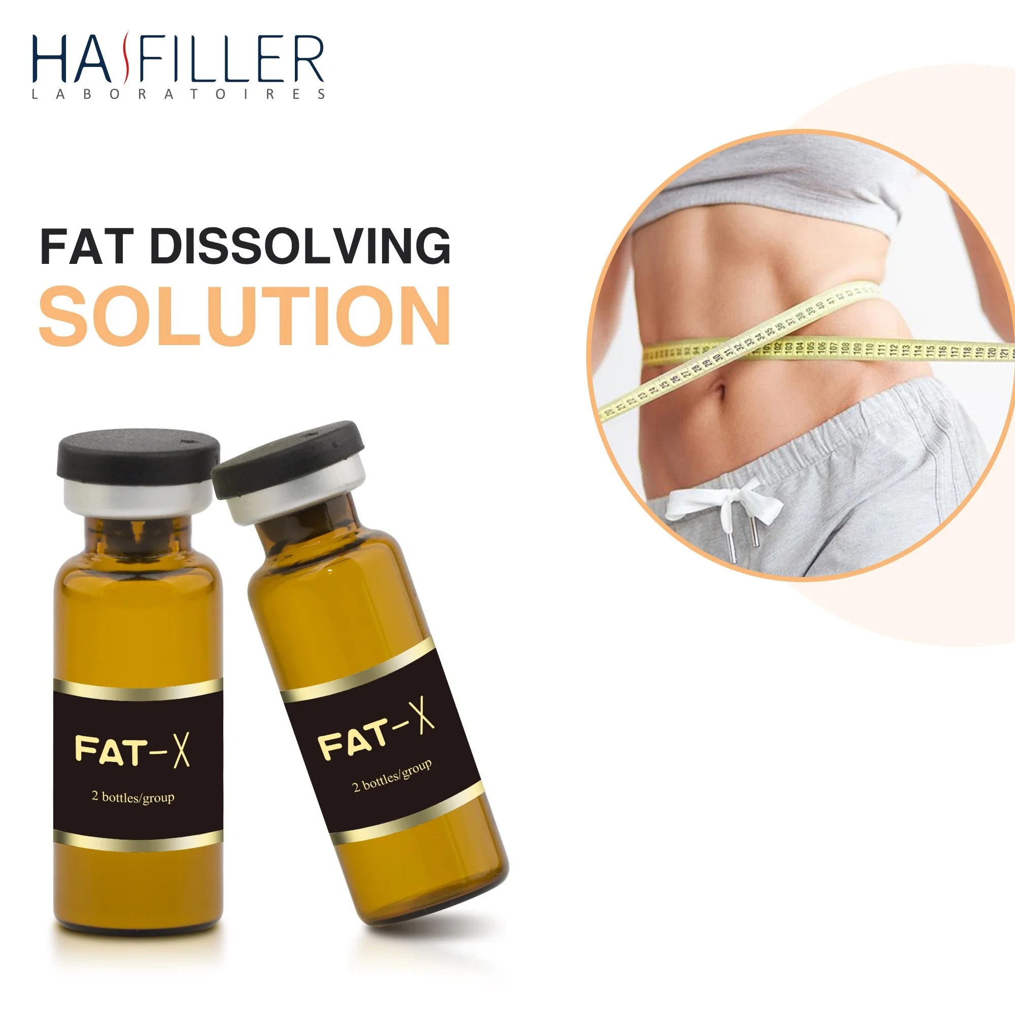 Double Chin Slimming L Carnitine injection anti Cellulite Fat-X Solution Beauté en Mésothérapie