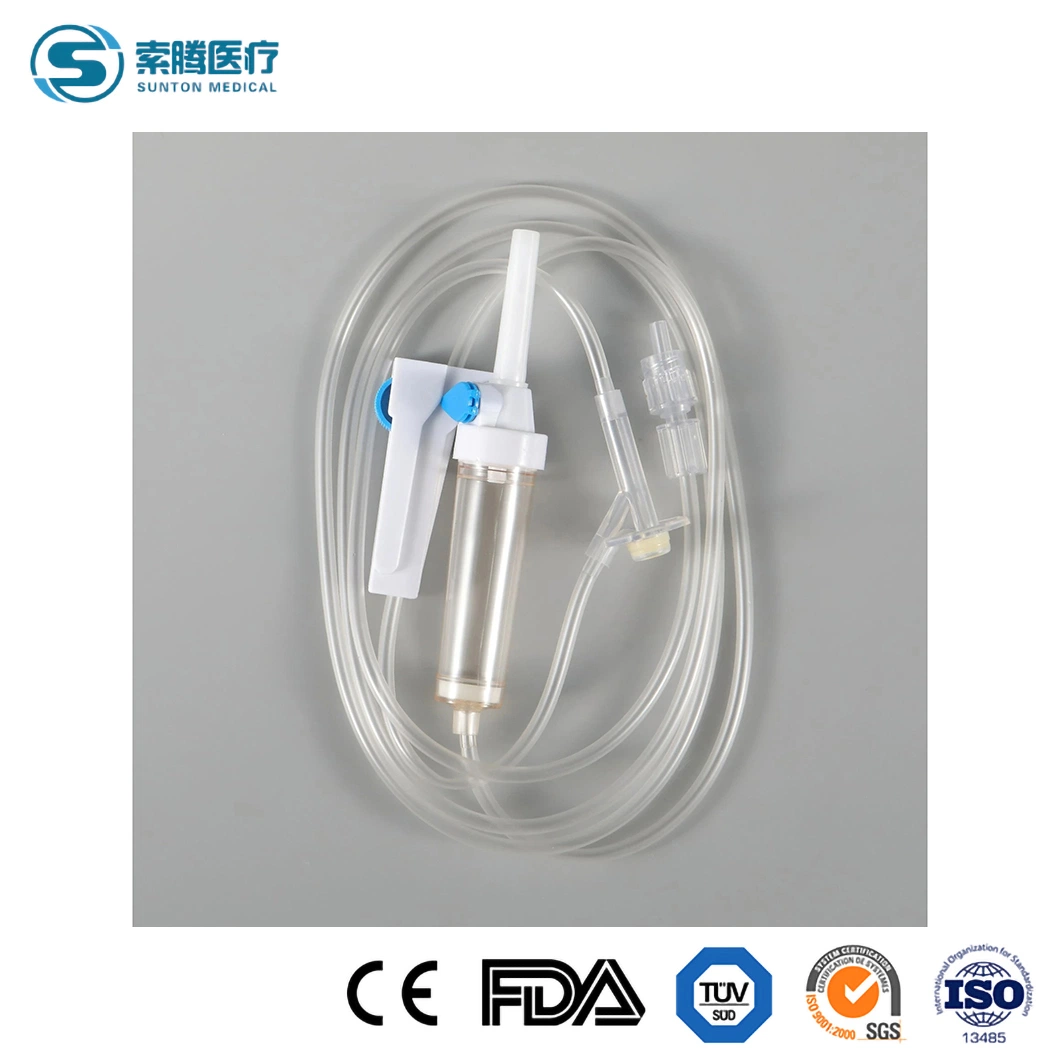 Disposable IV Medical Ordinary Infusion Set with Needle CE, ISO with Filter Luer Slip/Lock Intravenous Drip Chamber Type