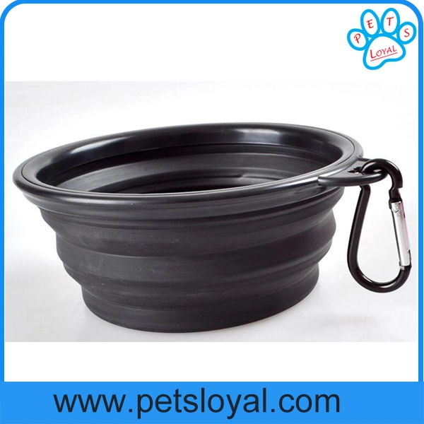 Factory Cheap Silicone Collapsible Pet Dog Travel Bowl