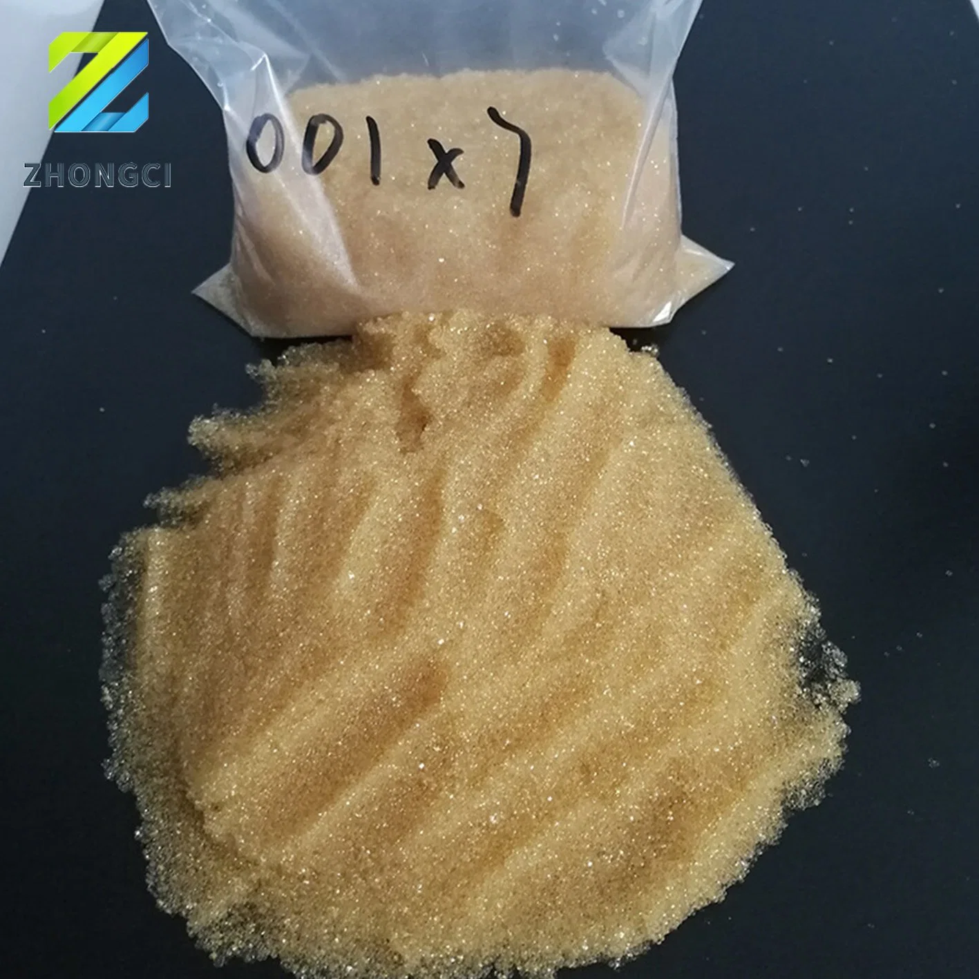 Zhongci 001*7 Water Dispenser Strong Acid Cation Exchange Resin-Ion Exchange Resin