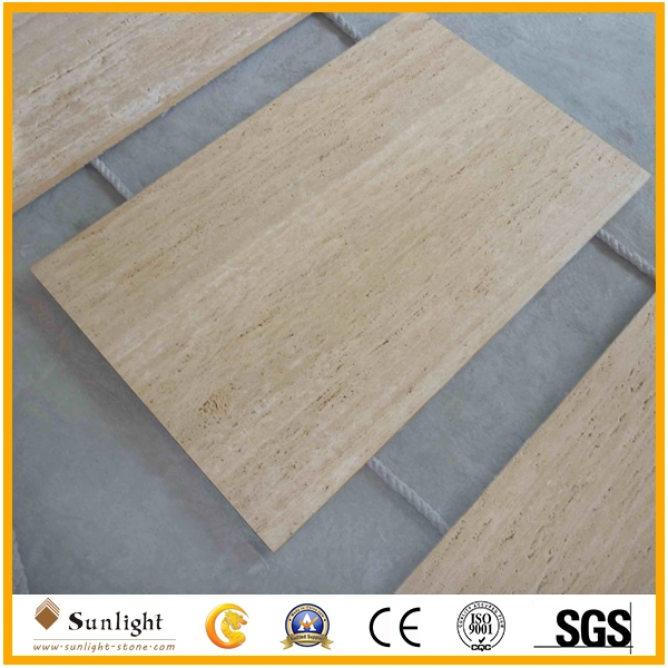 Polished Beige Travertine Marble Stone Stair/Step/Riser Lobby Flooring