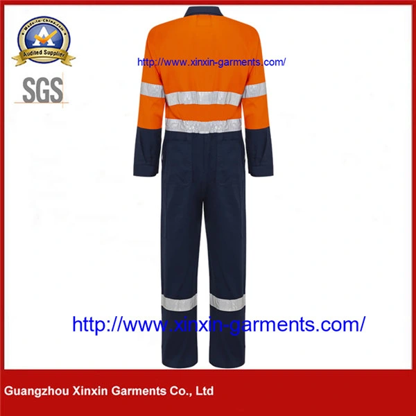 Reflective Overall Engineering Jacket Uniform Mechanic Work Clothes (W529)