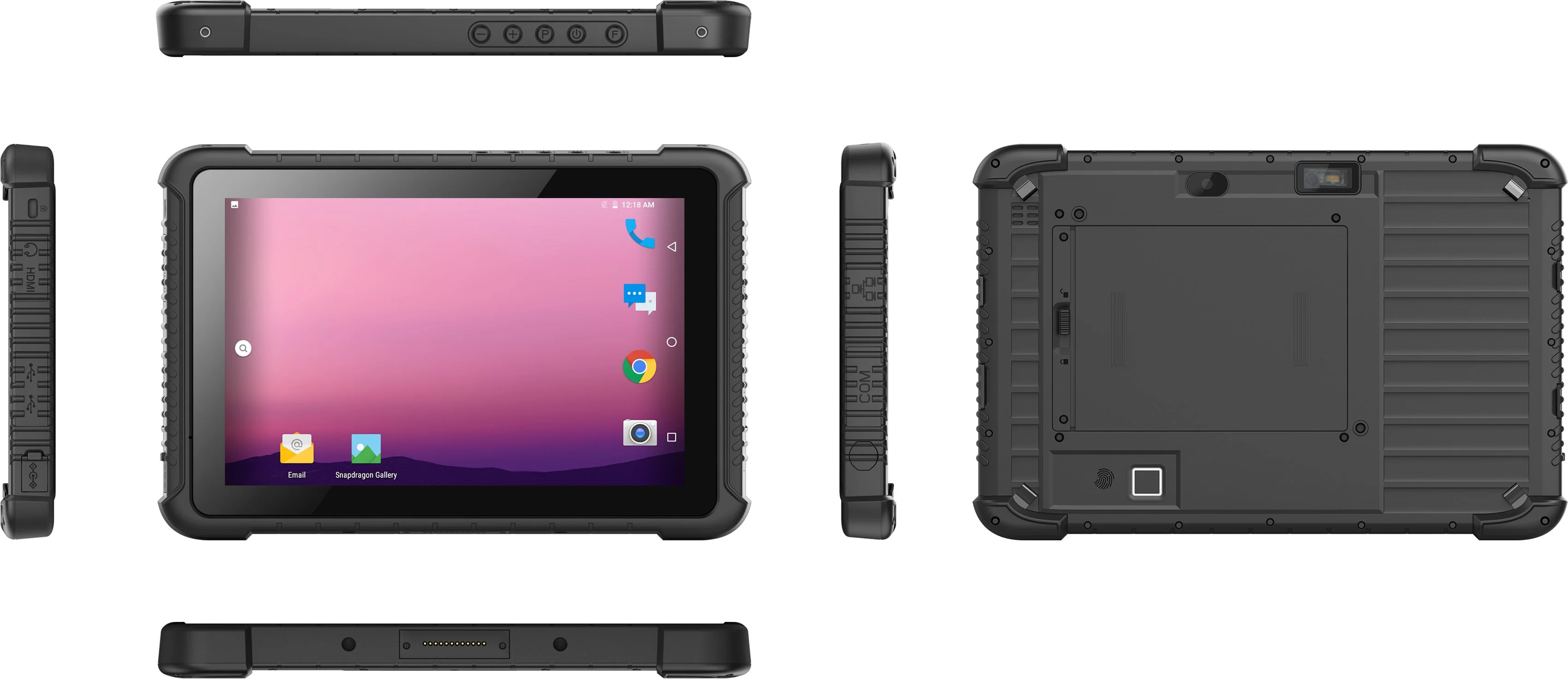 China Professional 10 Zoll 10,1 Zoll Android 9,0 Industrial Rugged Tablet PC mit Unterstützung 3G/4G WiFi Bluetooth integriert in 10000mAh Akku 5,0MP+13,0MP HD Webcam