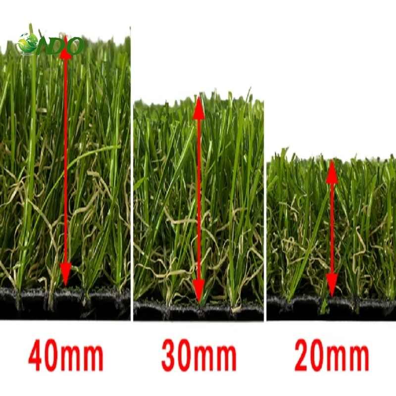 Tapete de jardim de relva sintético de alta qualidade com 4 cores chinês Exterior artificial