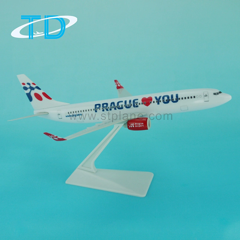 A Boeing 737-800 de Praga 1: 200 19,7 cm Avião Loja Dom