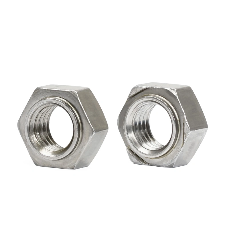 DIN 934 Titanium Aluminum Stainless Steel Zinc Plated Finished Hex Nuts Hexagon Nuts