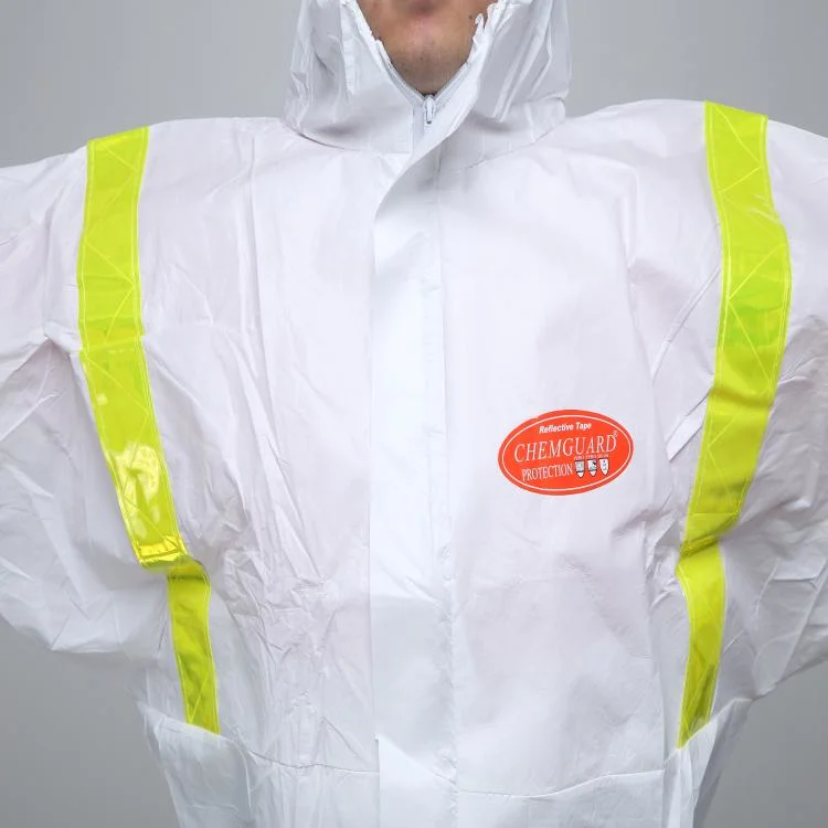 Chemical Coverall Disposable Microporous Nonwoven Protective Workwear