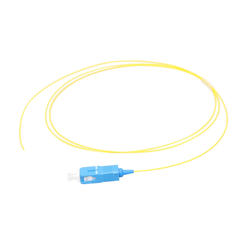 0,9mm G657A1 SM SX LWL-Pigtail 1m SC-Pigtail Singlemode-Glasfaser Sc/Upc-Anschlusskabel