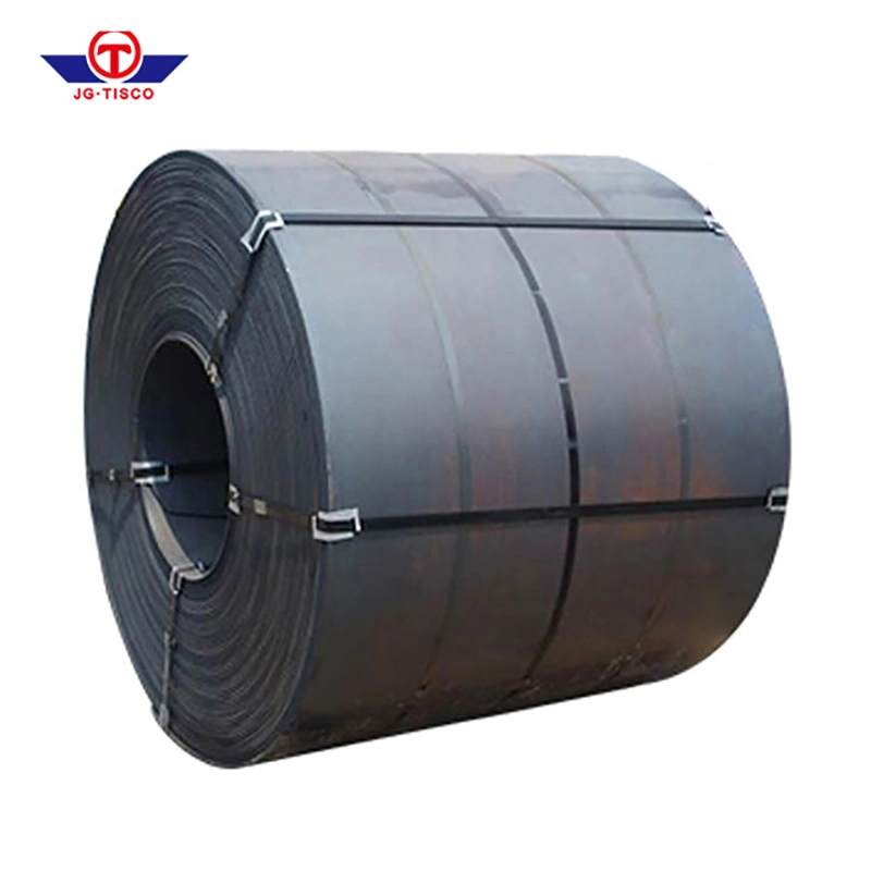 Hoja de chapa de acero al carbono templado SS400, Q235, Q345 S355 C70 A36 Q195 CALIENTE Negro caliente laminado en frío el precio de la bobina de acero galvanizado