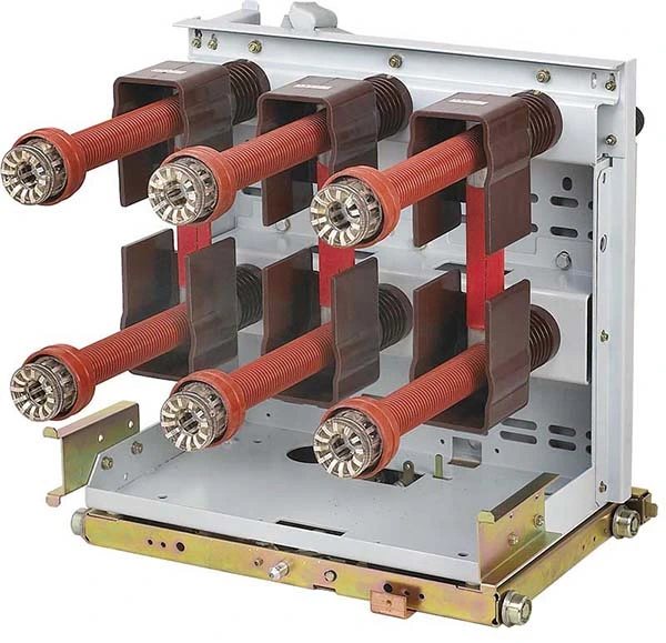 Vd4-12kv/630A-25ka Vacuum Circuit Breaker Vcb Single Spring Cast Pole Chain Cocking Lever Insulated Cylinder Phase Distance 150mm Vcb