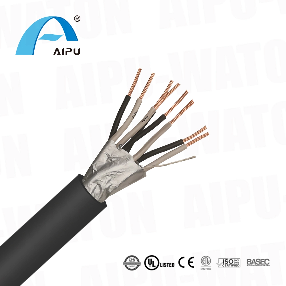 Cable de cobre flexible Cable Instrumentación Cable de comunicación de la norma EN 50288-7 Re-2X (st) H Swah Cable Pimf LSZH