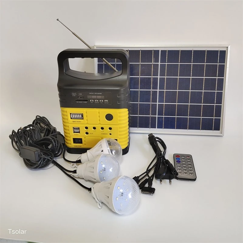 Solar Power System Solar LED Lighting Bulb Solar Kit Solar Power Home Lighting Hardware Solar Lamp LED