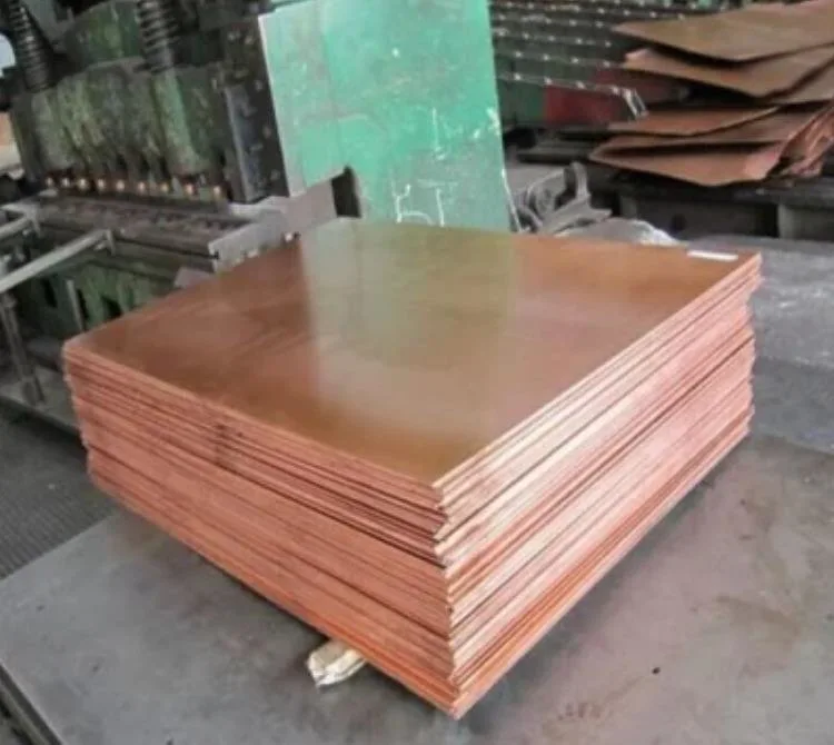 Hot Sales Copper Plate Sheet Cheap Price 99.99% Pure Cathode C12000 C11000 Brass Plate Beryllium Copper Alloy Copper Wholesale/Supplier