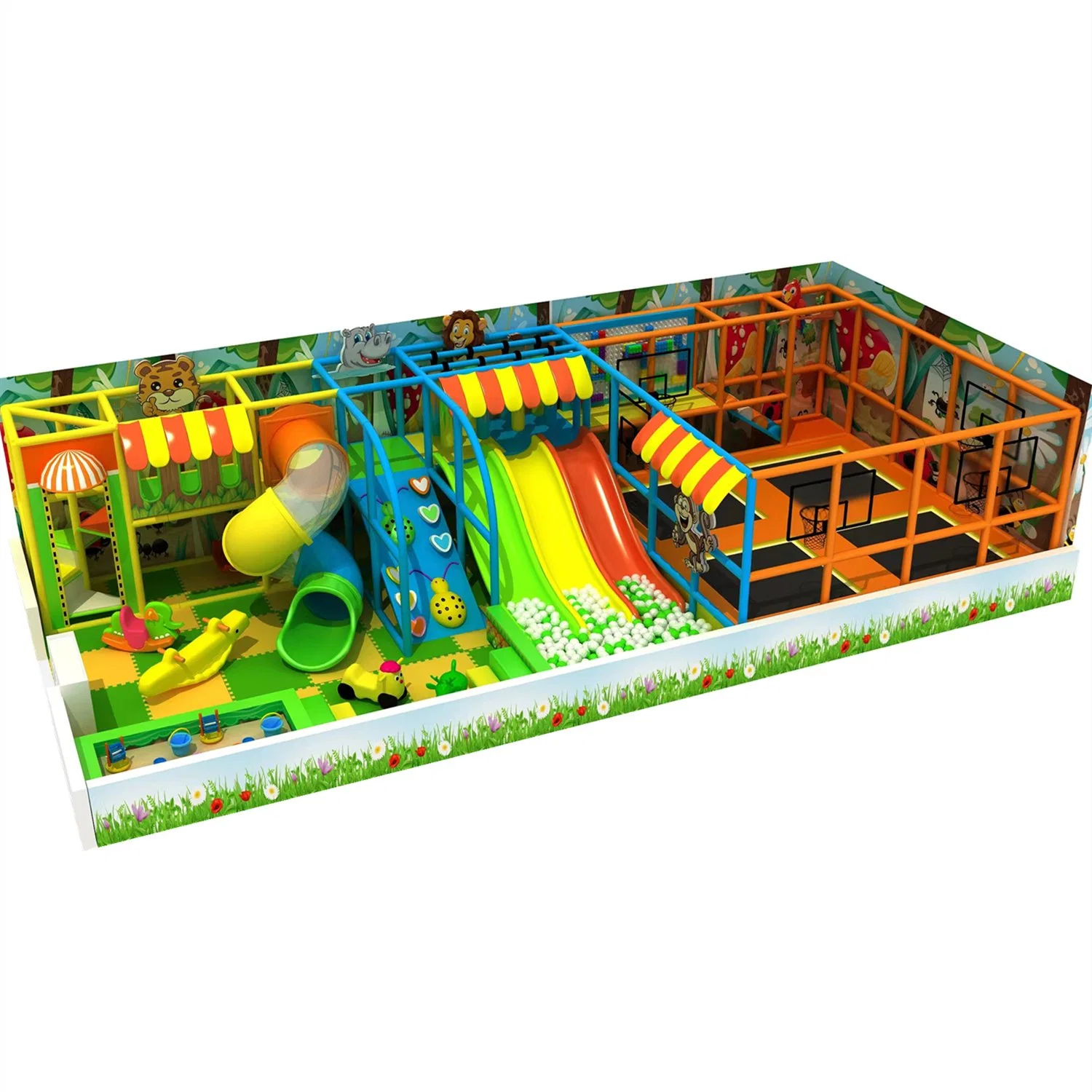 Spot Indoor Commercial Naughty Castle Playground Equipment Kids Toys