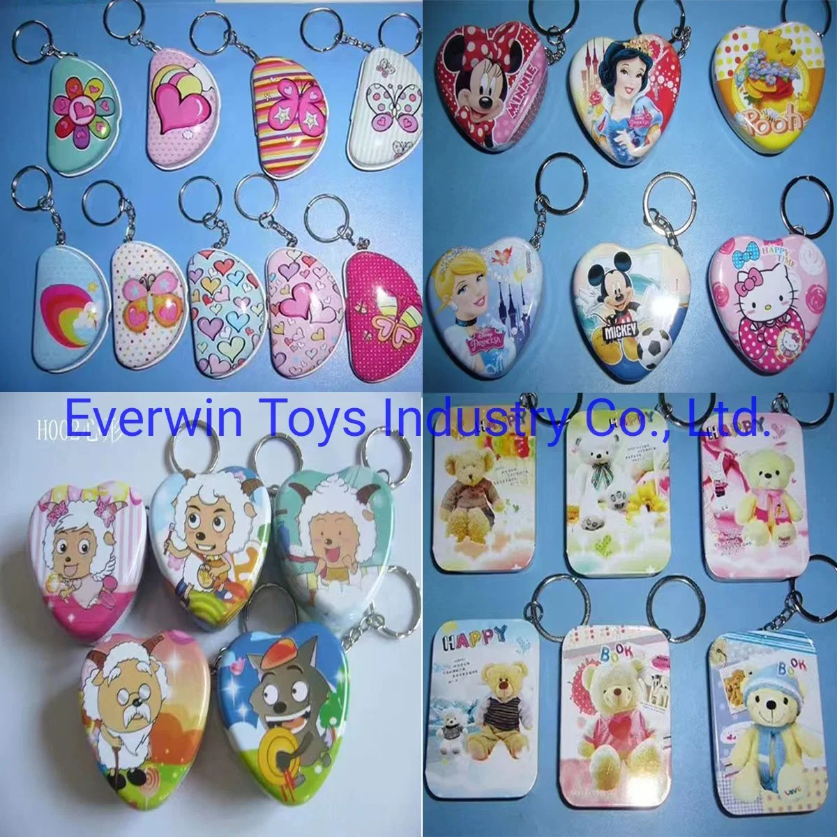 Blind Box Gifts Metal Can with Small Toys Inside Keychain Decoration Surprise Toys