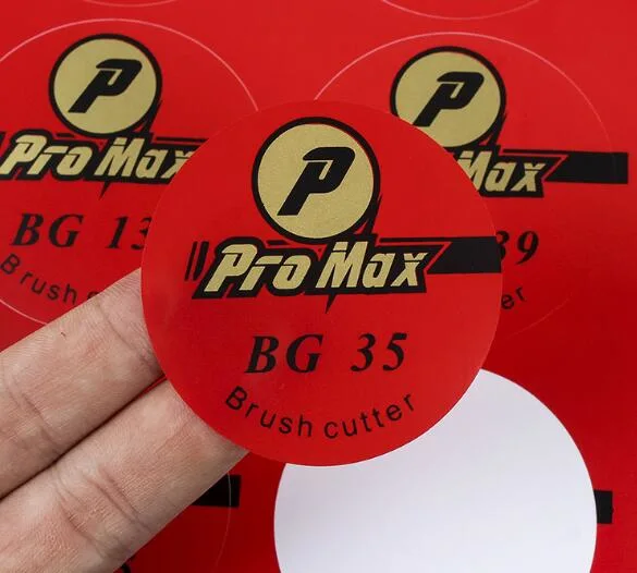 Round Customized Printing Epoxy Logo Label Stickers