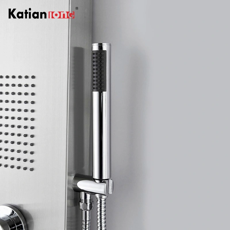 3 Years Quality Guarantee Bath Shower Panel Stainless Steel with Massage Jets