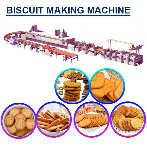 Easy Operation Hot Complete Biscuit Making Machines Jam Biscuit Manufacturing Plant Healthy Biscuit Machine