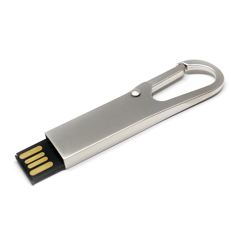 Metalltaste Portable Silber USB-Flash-Laufwerk USB-Festplatte USB Laufwerk Flash Laufwerke USB Stick USB Disk mit Laser Logo