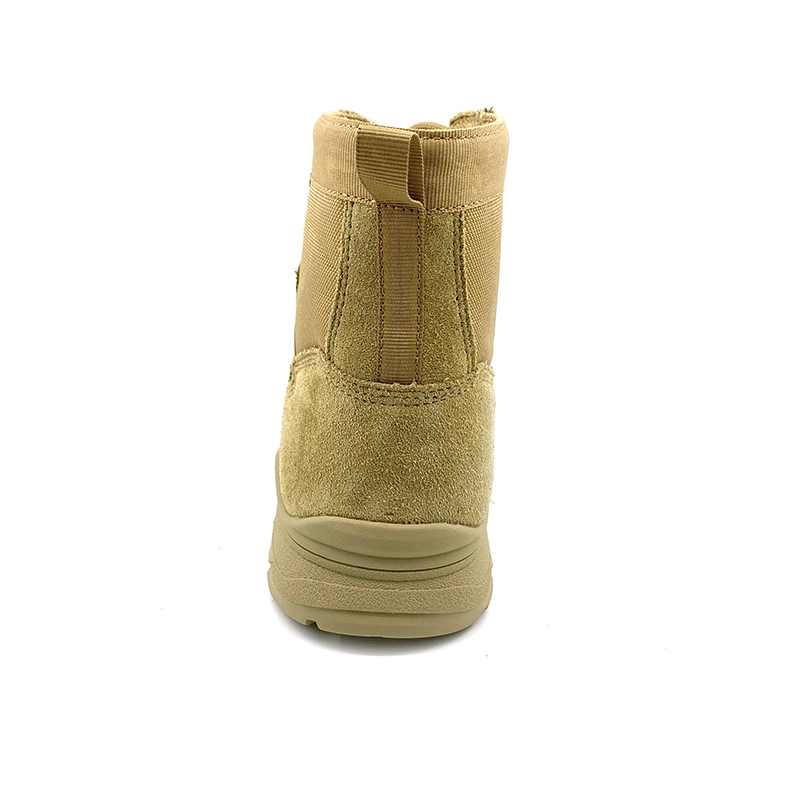 Custom Breathability Suede Leather Desert Tactical Shoes Delta Rubber Jungle Boots Ex-23h8025