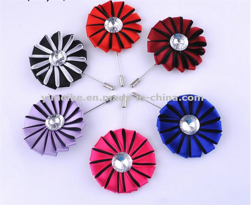 Fashion Unisex Accessories Artificial Fabric Flower Brooch Wedding Corsage Wholesale/Supplier