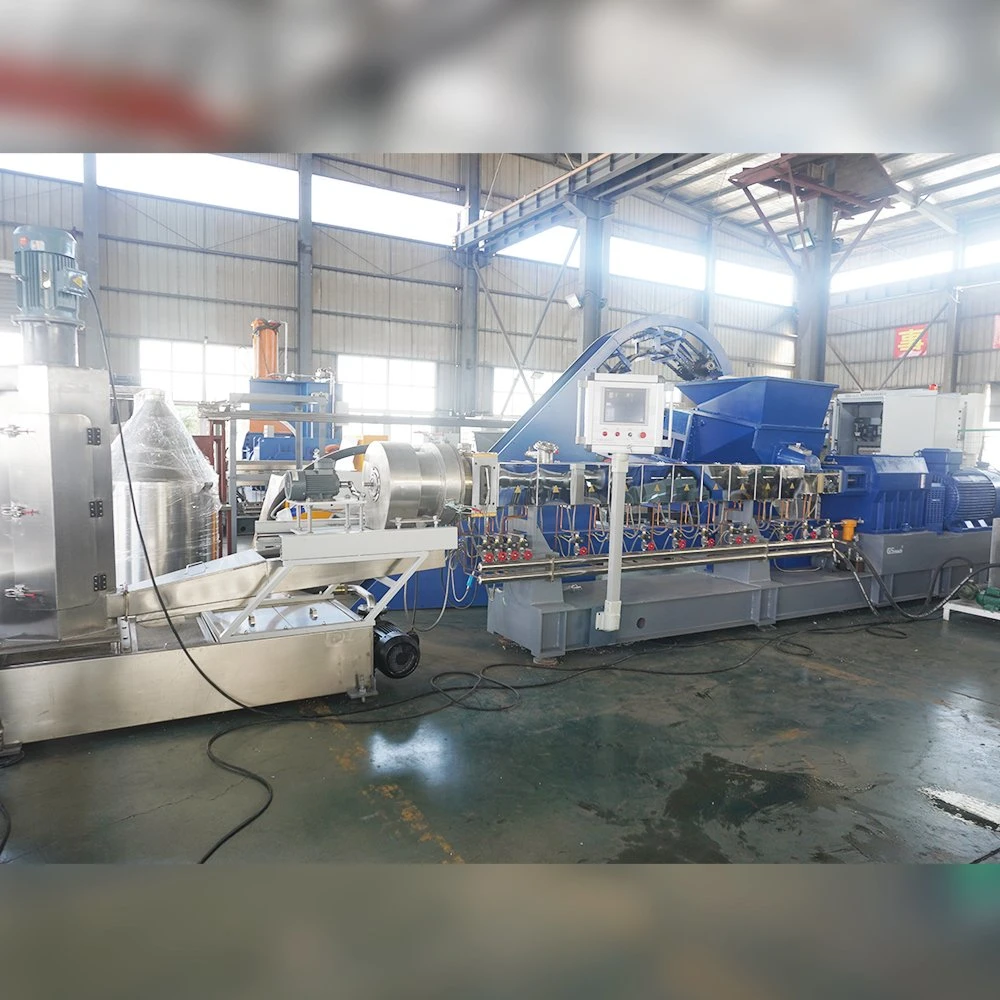 Twin Screw Plastic Compounding Filler Masterbatch Pelletizing Machine