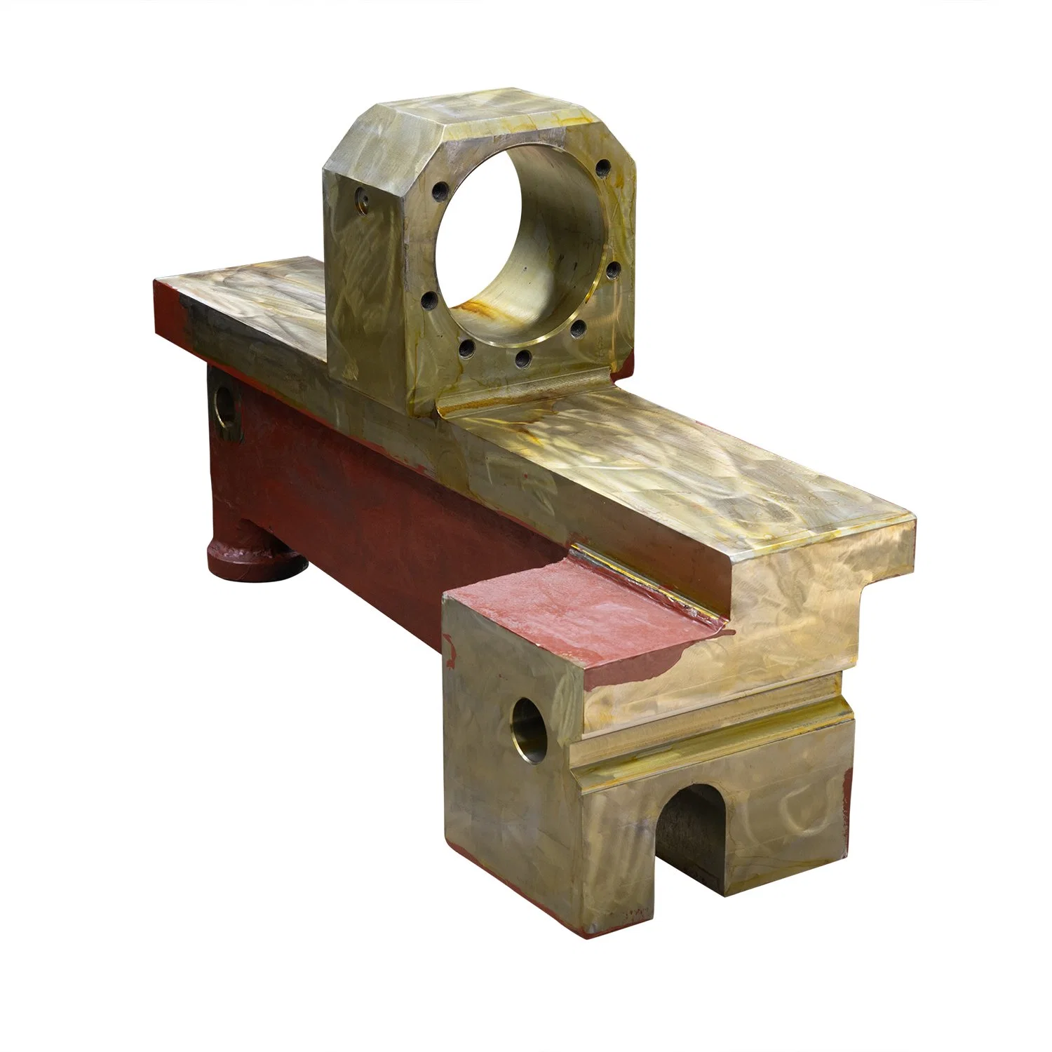 Large Equipment Casting Parts for Crane Support/Sheer Leg/Rocker Arm/Bearing Block/Valve Disc