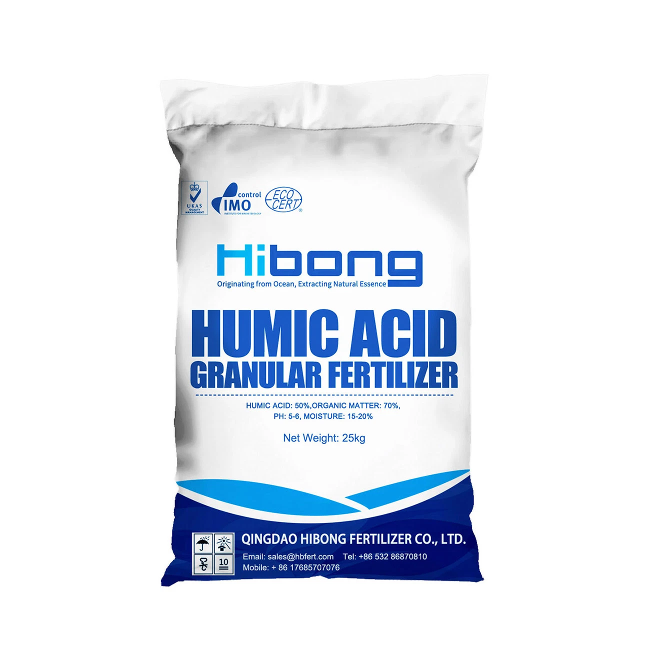 El ácido húmico de Fertilizante orgánico el precio, el ácido húmico fertilizantes granulares