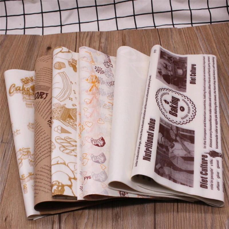 Hamburger Wrap Custom Printed Wrapping Sheets Australia Sugar Cane Paper Products